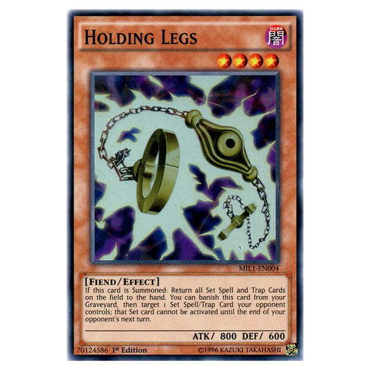 Yu-Gi-Oh! - Millennium Pack - Holding Legs (Super Rare) MIL1-EN004