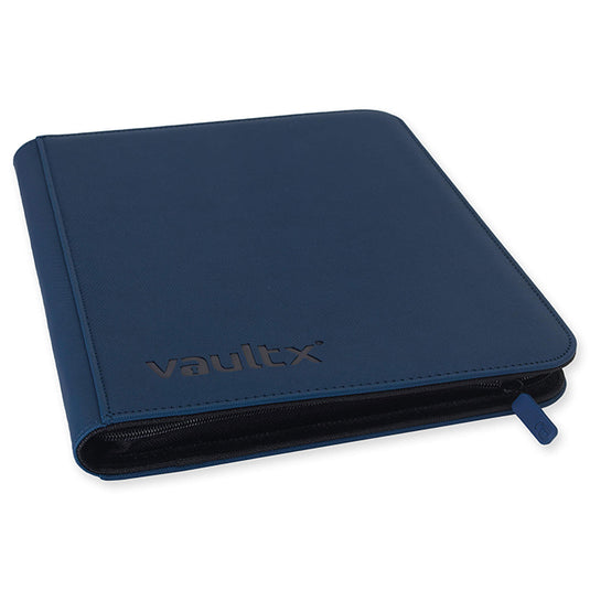 Vault X - 9-Pocket Exo-Tec® - Zip Binder - Blue