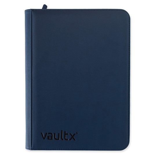 Vault X - 9-Pocket Exo-Tec® - Zip Binder - Blue