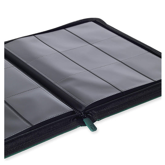 Vault X - 9-Pocket Exo-Tec® - Zip Binder - Green