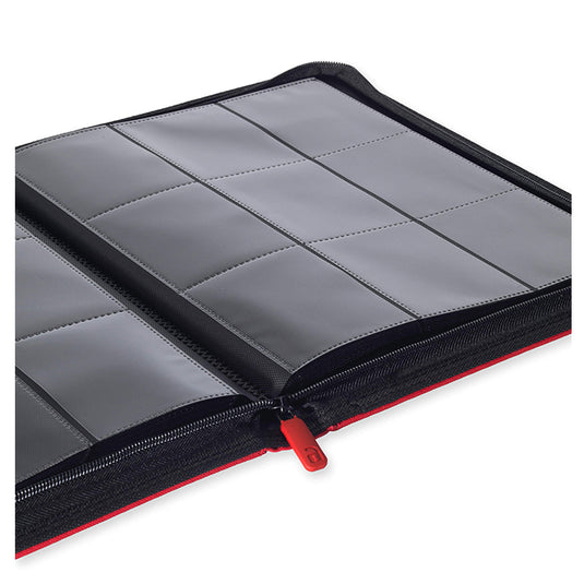 Vault X - 9-Pocket Exo-Tec® - Zip Binder - Red