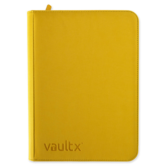 Vault X - 9-Pocket Exo-Tec® - Zip Binder - Yellow