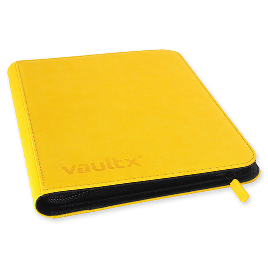 Vault X - 9-Pocket Exo-Tec® - Zip Binder - Yellow