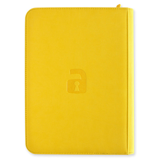 Vault X - 9-Pocket Exo-Tec® - Zip Binder - Yellow