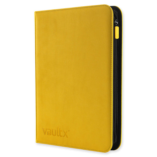 Vault X - 9-Pocket Exo-Tec® - Zip Binder - Yellow