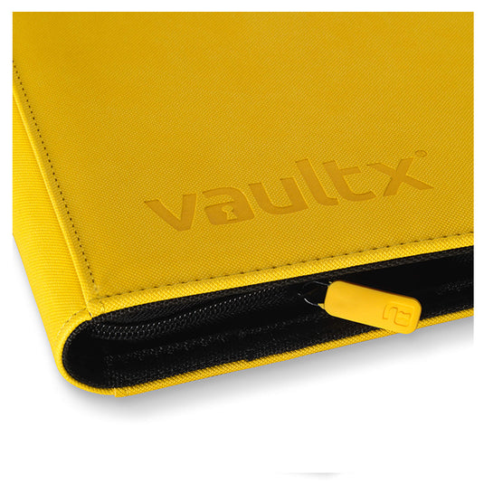 Vault X - 9-Pocket Exo-Tec® - Zip Binder - Yellow