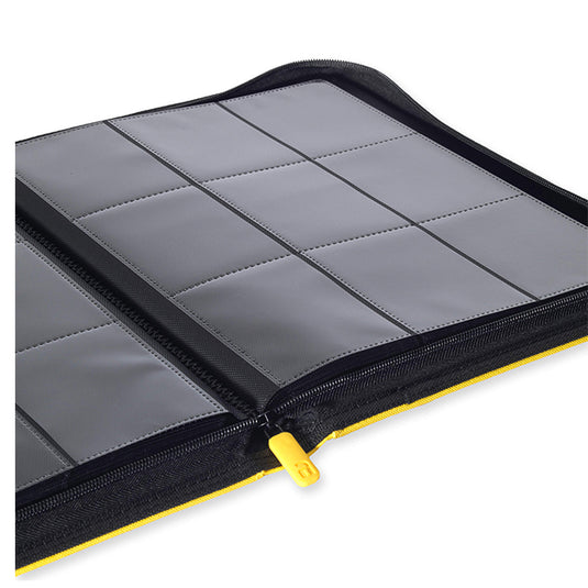 Vault X - 9-Pocket Exo-Tec® - Zip Binder - Yellow