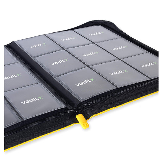Vault X - 9-Pocket Exo-Tec® - Zip Binder - Yellow
