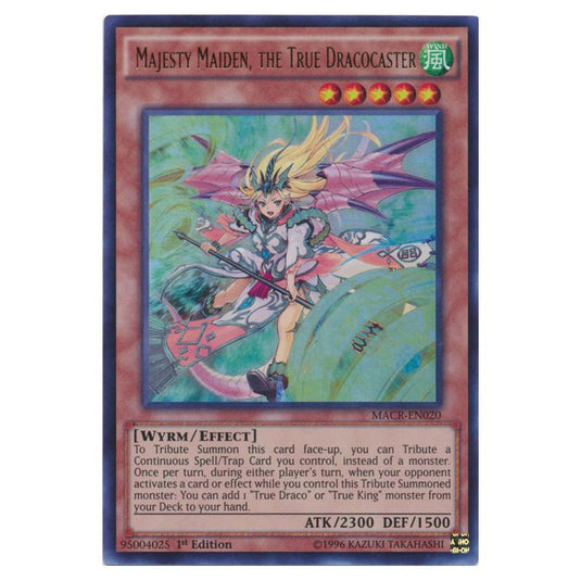 Yu-Gi-Oh! - Maximum Crisis - Majesty Maiden, the True Dracocaster (Ultra Rare) MACR-EN020