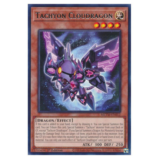 Yu-Gi-Oh! - Maze of the Master - Tachyon Cloudragon (Rare) MZTM-EN012