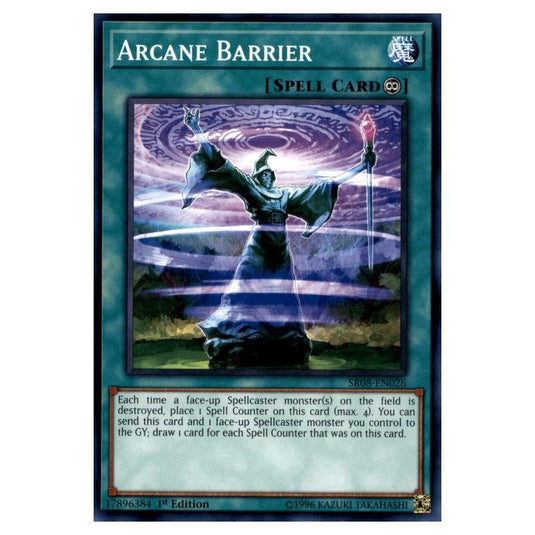 Yu-Gi-Oh! - Structure Deck - Order of the Spellcasters - Arcane Barrier (Common) SR08-EN026