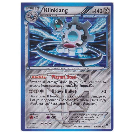 Pokemon - Black & White - Plasma Storm - Klinklang - 90/135
