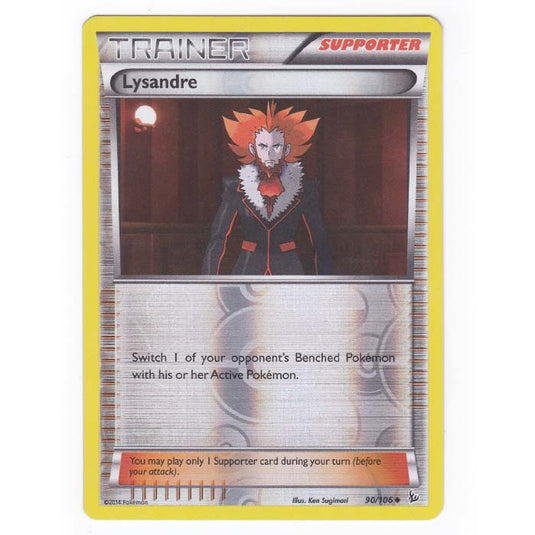 Pokemon - XY - Flashfire - (Reverse Holo) Lysandre - 90/106