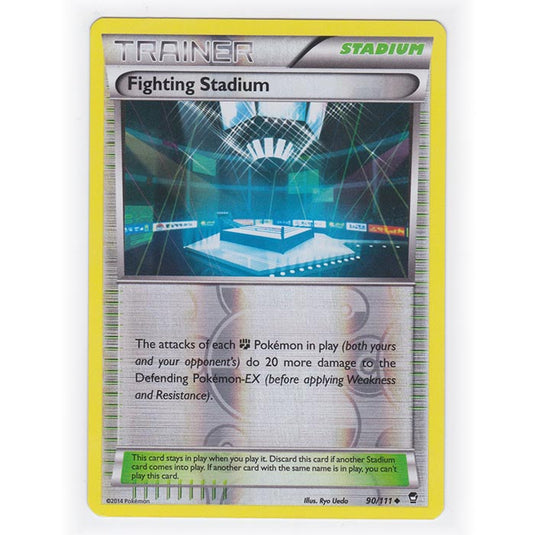 Pokemon - XY Furious Fists - (Reverse Holo) - Fighting Stadium - 90/111