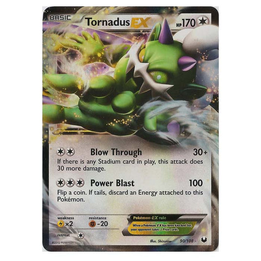 Pokemon - Black & White - Dark Explorers - Tornadus-EX - 90/108