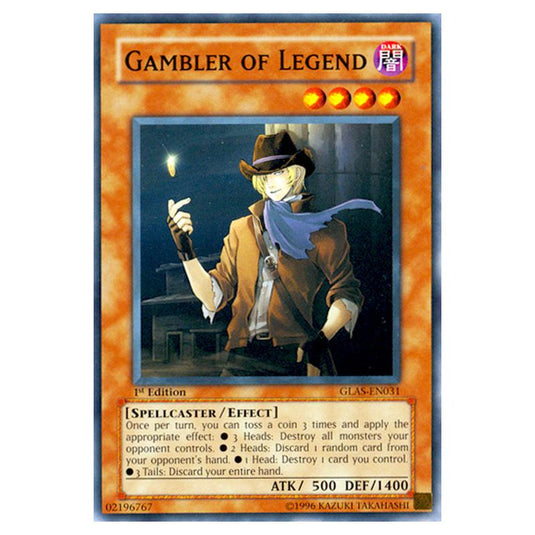 Yu-Gi-Oh! - Gladiator\'s Assault - Gambler of Legend (Common) GLAS-EN031