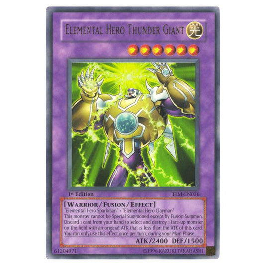 Yu-Gi-Oh! - The Lost Millennium - Elemental HERO Thunder Giant (Ultra Rare) TLM-EN036