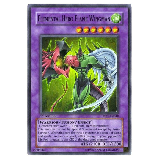 Yu-Gi-Oh! - Duelist Pack - Jaden Yuki - Elemental HERO Flame Wingman (Super Rare) DP1-EN010