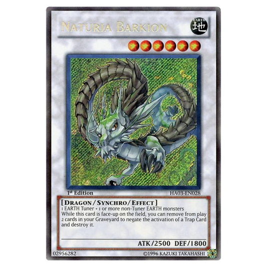 Yu-Gi-Oh! - Hidden Arsenal 3 - Naturia Barkion (Secret Rare) HA03-EN028
