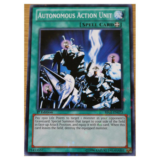 Yu-Gi-Oh! - Battle Pack - Epic Dawn - Autonomous Action Unit (Starfoil Rare) BP01-EN073