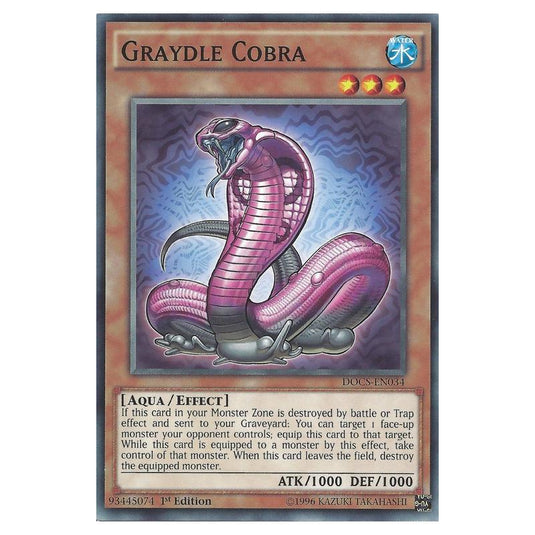 Yu-Gi-Oh! - Dimension of Chaos - Graydle Cobra (Common) DOCS-EN034