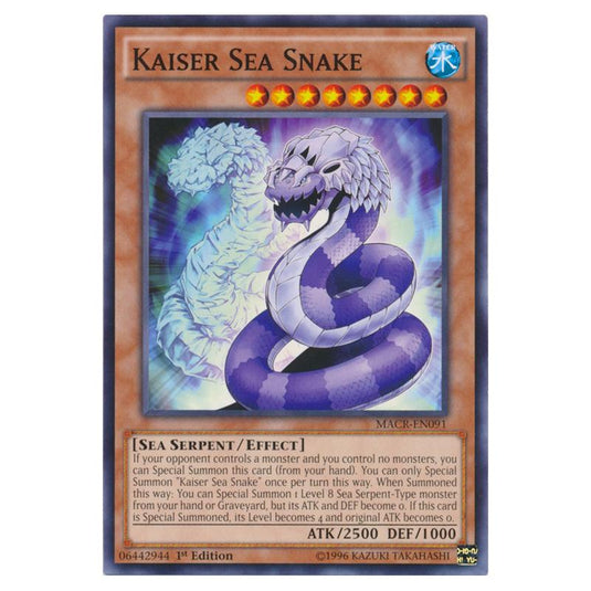 Yu-Gi-Oh! - Maximum Crisis - Kaiser Sea Snake (Common) MACR-EN091