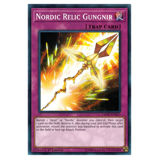 Yu-Gi-Oh! - Legendary Hero Decks - Nordic Relic Gungnir (Common) LEHD-ENB27