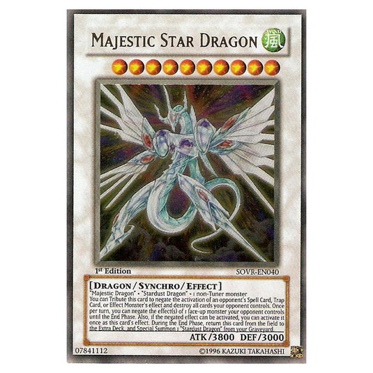 Yu-Gi-Oh! - Stardust Overdrive - Majestic Star Dragon (Ultra Rare) SOVR-EN040
