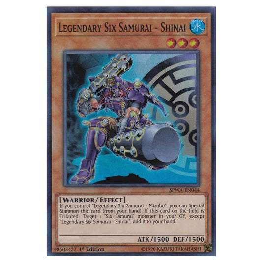 Yu-Gi-Oh! - Spirit Warriors - Legendary Six Samurai - Shinai (Super Rare) SPWA-EN044