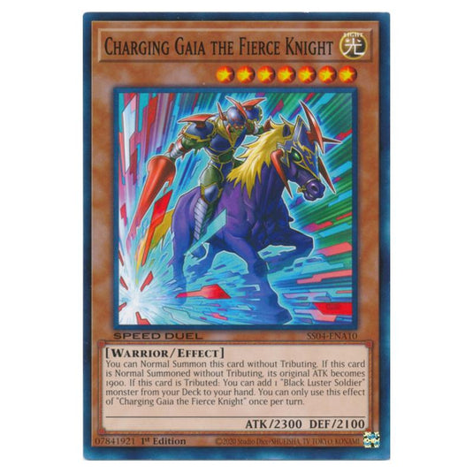 Yu-Gi-Oh! - Speed Duel Starter Decks - Match of the Millennium - Charging Gaia the Fierce Knight (Common) SS04-ENA10