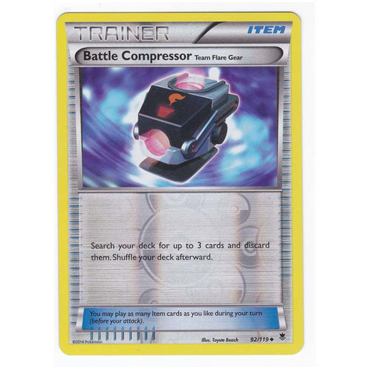 Pokemon - XY Phantom Forces - (Reverse Holo) - Battle Compressor - 92/119