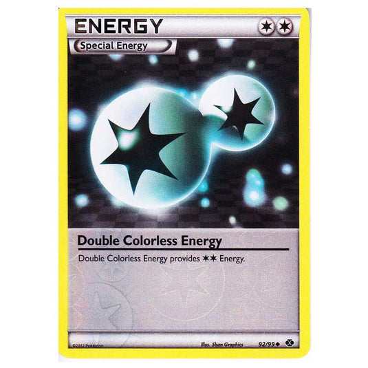 Pokemon - Black & White - Next Destinies - (Reverse Holo) Double Colorless Energy 92/99