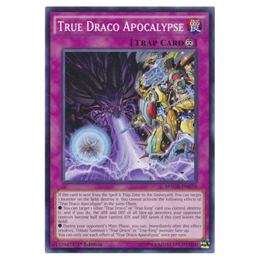 Yu-Gi-Oh! - Maximum Crisis - True Draco Apocalypse (Common) MACR-EN070