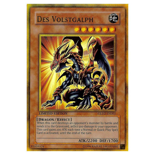 Yu-Gi-Oh! - Gold Series 2009 - Des Volstgalph (Gold Rare) GLD2-EN002