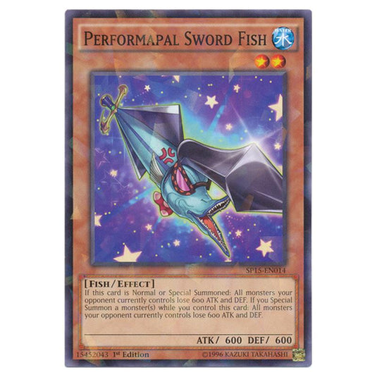 Yu-Gi-Oh! - Star Pack ARC-V - Performapal Sword Fish (Shatterfoil Rare) SP15-EN014