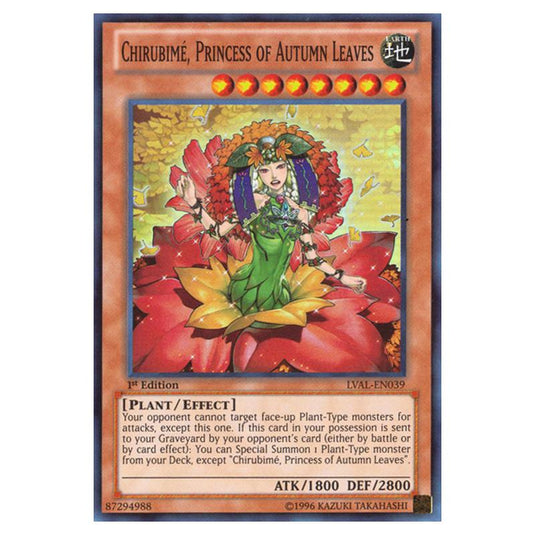 Yu-Gi-Oh! - Legacy of the Valiant - Chirubimé, Princess of Autumn Leaves (Super Rare) LVAL-EN039