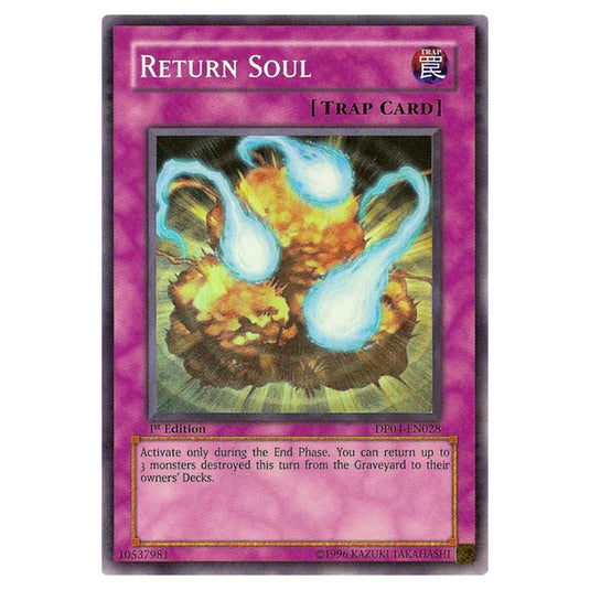 Yu-Gi-Oh! - Duelist Pack - Zane Truesdale - Return Soul (Super Rare) DP04-EN028