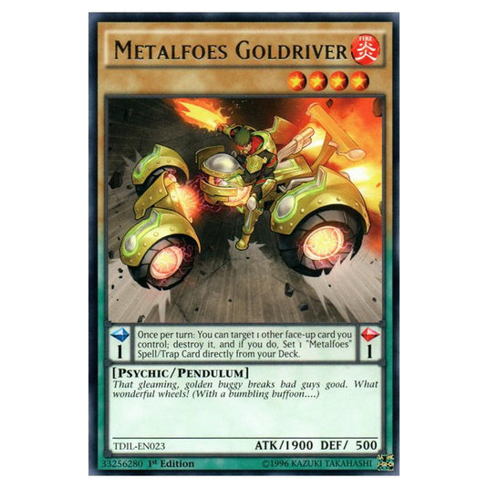 Yu-Gi-Oh! - The Dark Illusion - Metalfoes Goldriver (Rare) TDIL-EN023