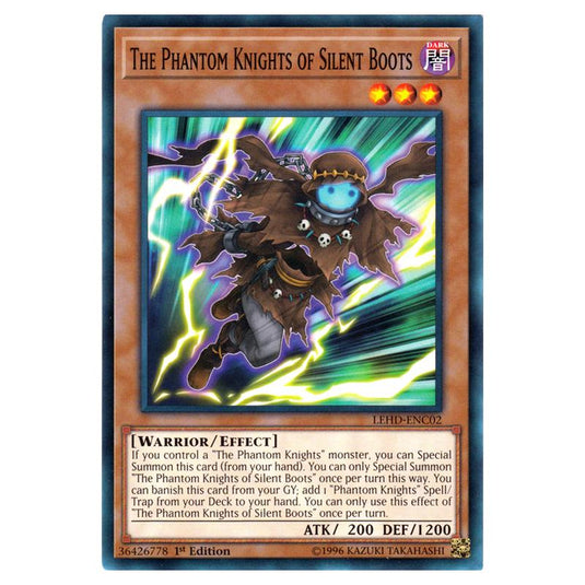 Yu-Gi-Oh! - Legendary Hero Decks - The Phantom Knights of Silent Boots (Common) LEHD-ENC02