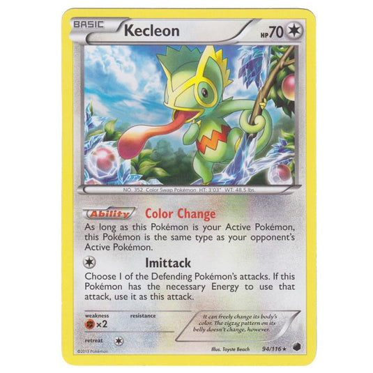 Pokemon - Black & White - Plasma Freeze - Kecleon - 94/116