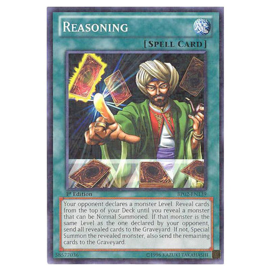 Yu-Gi-Oh! - Battle Pack 2 - War of the Giants - Reasoning (Mosaic Rare) BP02-EN139