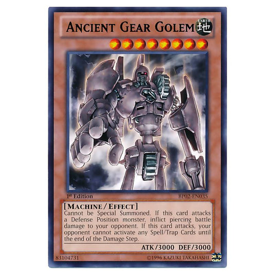 Yu-Gi-Oh! - Battle Pack 2 - War of the Giants - Ancient Gear Golem (Rare) BP02-EN035