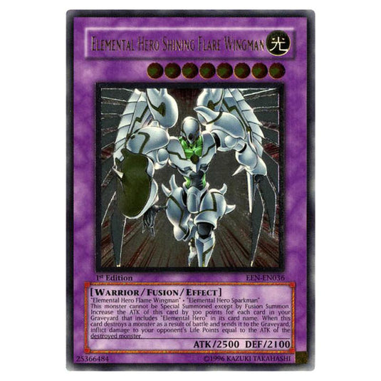Yu-Gi-Oh! - Elemental Energy - Elemental HERO Shining Flare Wingman (Ultimate Rare) EEN-EN036