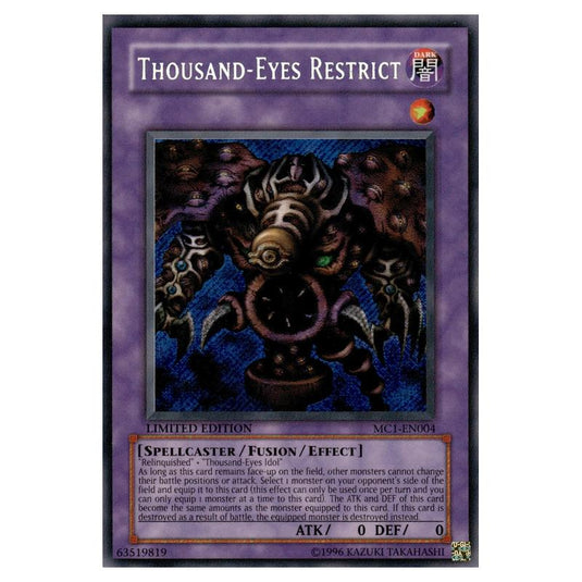 Yu-Gi-Oh! - Master Collection Volume 1 - Thousand-Eyes Restrict (Secret Rare) MC1-EN004