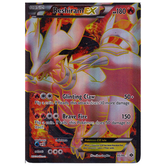 Pokemon - Black & White - Next Destinies - Reshiram EX Full Art 95/99