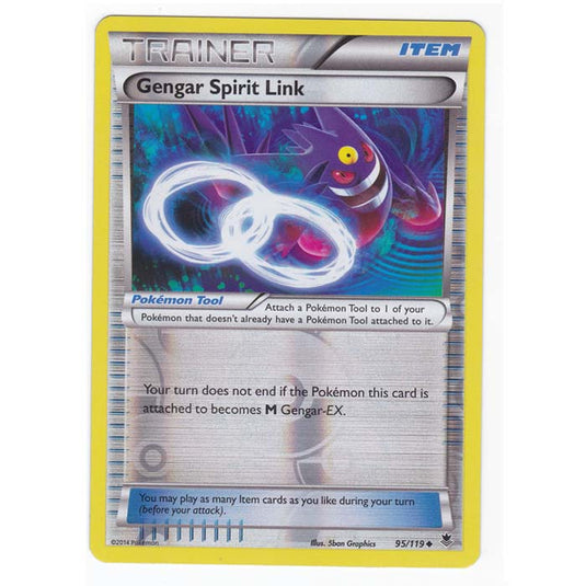 Pokemon - XY Phantom Forces - (Reverse Holo) - Gengar Spirit Link - 95/119