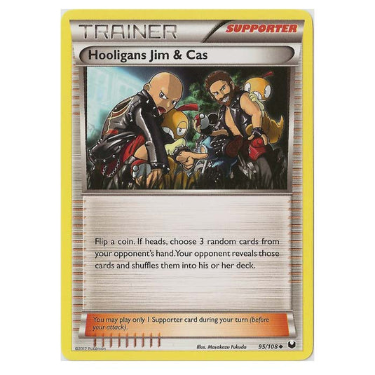 Pokemon - Black & White - Dark Explorers - Hooligans Jim & Cas - 95/108