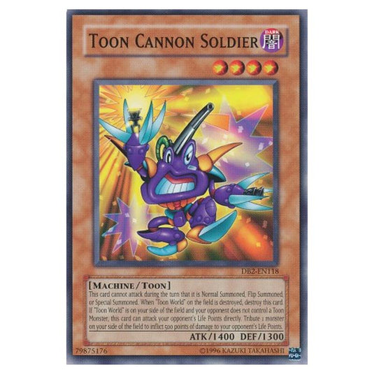 Yu-Gi-Oh! - Dark Beginning 2 - Toon Cannon Soldier (Common) DB2-EN118