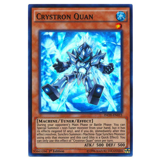 Yu-Gi-Oh! - Invasion - Vengeance - Crystron Quan (Super Rare) INOV-EN015