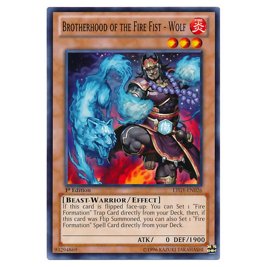 Yu-Gi-Oh! - Lord of the Tachyon Galaxy - Brotherhood of the Fire Fist - Wolf (Common) LTGY-EN026